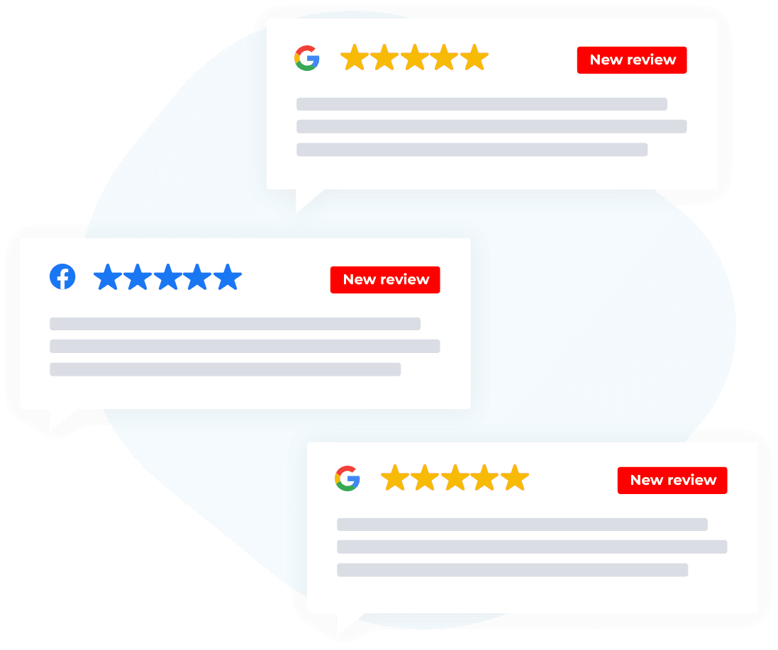 Recolección fácil de reseñas